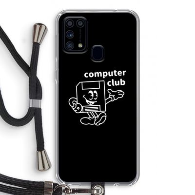 Floppyhead: Samsung Galaxy M31 Transparant Hoesje met koord