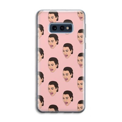 Ugly Cry Call: Samsung Galaxy S10e Transparant Hoesje