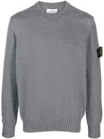 Stone Island Compass-badge crewneck jumper - Gris