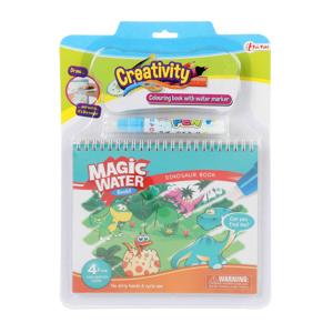 Toi-Toys Creativity kleuren met water dino met stift