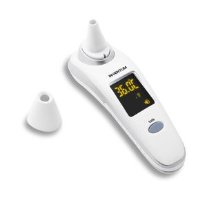 Inventum TMO430 digitale lichaams thermometer Contact Zilver, Wit Oor, Voorhoofd