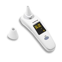 Inventum TMO430 digitale lichaams thermometer Contact Zilver, Wit Oor, Voorhoofd - thumbnail