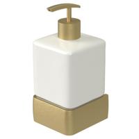 Zeepdispenser Haceka Aline | Wandmontage | Aluminium | Rechthoek | Mat goud