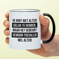 Mok Ik hoef niet altijd gelijk te hebben