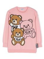 Moschino Kids pull Teddy Friends en coton mélangé - Rose