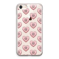 Chicks before dicks: iPhone 8 Transparant Hoesje