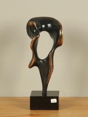 Bronzen beeld Compositie, 20 cm