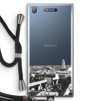 Marrakech Skyline : Sony Xperia XZ1 Transparant Hoesje met koord