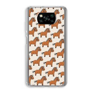 Pony: Xiaomi Poco X3 Pro Transparant Hoesje