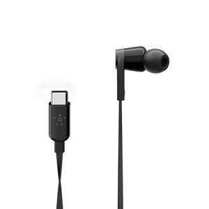 Belkin ROCKSTAR™ in-ear oordopjes met USB-C connector - Zwart