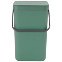 Brabantia Sort & Go afvalemmer 25 liter - Fir Green - thumbnail