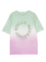 Stella McCartney Kids t-shirt à effet dégradé - Vert - thumbnail