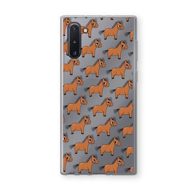 Pony: Samsung Galaxy Note 10 Transparant Hoesje