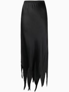 MM6 Maison Margiela jupe asymétrique à taille haute - Noir