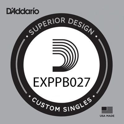 D'Addario EXPPB027 Coated Phosphor Bronze Acoustic Losse Snaar .027 - Op = Op D'Addario EXPPB027 Coated Phosphor Bronze Acoustic Losse Snaar .027 - Op = Op