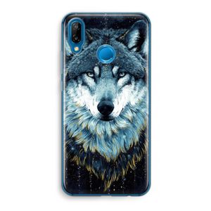 Darkness Wolf: Huawei P20 Lite Transparant Hoesje