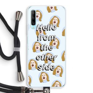 Hello: Huawei P Smart Pro Transparant Hoesje met koord