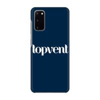 Topvent Navy: Volledig geprint Samsung Galaxy S20 Hoesje Topvent Navy: Volledig geprint Samsung Galaxy S20 Hoesje