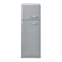 Smeg FAB30LSV5 koel-vriescombinatie Vrijstaand 294 l A+++ Zilver - thumbnail