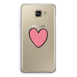 Hartje: Samsung Galaxy A5 (2016) Transparant Hoesje