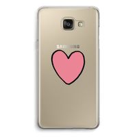 Hartje: Samsung Galaxy A5 (2016) Transparant Hoesje
