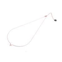 Go Dutch Label Ketting met V Rosé Goud