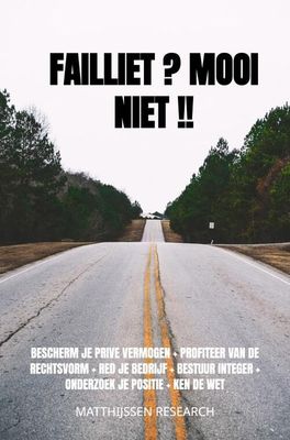 Failliet ? Mooi Niet !! - Matthijssen Research - Paperback (9789464054361)
