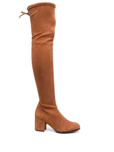 Stuart Weitzman cuissardes Tieland - Marron