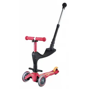 Micro Mobility Mini Micro 3in1 Deluxe Plus Kinderen Step met drie wielen Roze, Rood