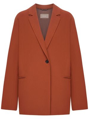 12 STOREEZ Blazer met enkele rij knopen - Oranje