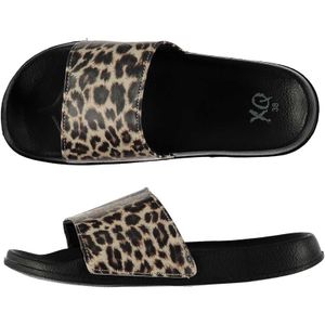 Zwembad slippers met panter print voor dames 41  -