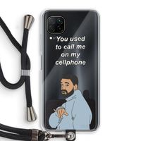 Hotline bling: Huawei P40 Lite Transparant Hoesje met koord