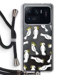 Papegaai: Xiaomi Mi 11 Ultra Transparant Hoesje met koord