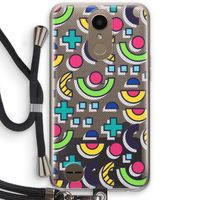 8-bit N°6: LG K10 (2017) Transparant Hoesje met koord