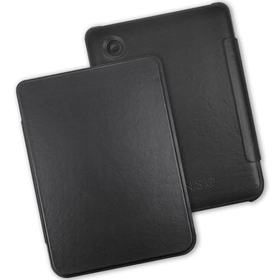 Lunso Kobo Clara BW / Clara Colour hoes (6 inch) - echt leren sleepcover - Zwart