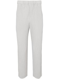 Homme Plissé Issey Miyake pantalon fuselé plissé - Gris