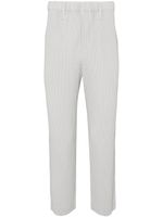 Homme Plissé Issey Miyake pantalon fuselé plissé - Gris - thumbnail