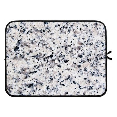 Gespikkelde marmer: Laptop sleeve 15 inch