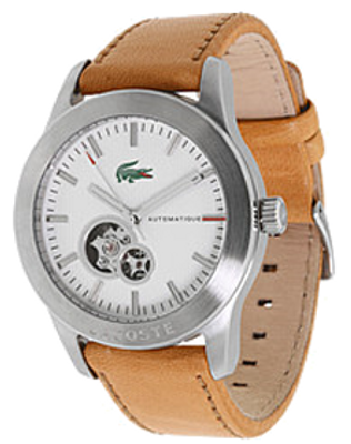 Lacoste horlogeband 2010463 / LC-11-1-14-0169 Leder Cognac 22mm + bruin stiksel