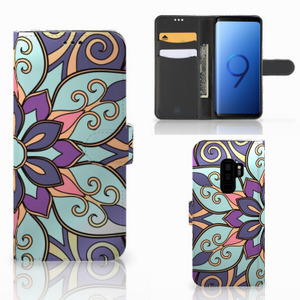 Samsung Galaxy S9 Plus Hoesje Purple Flower