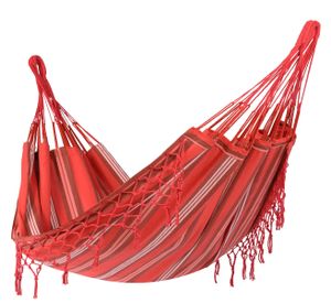 'Bonaire' Fire Eénpersoons Hangmat - 120 kg - Rood - Brazilië - Tropilex