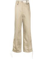 sacai pantalon chino à taille ceinturée - Tons neutres