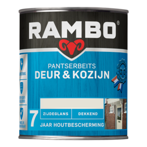 Rambo Pantserbeits Deur & Kozijn Zijdeglans Dekkend 750 ml - Boerenwit