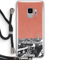 Marrakech Skyline : Samsung Galaxy S9 Transparant Hoesje met koord