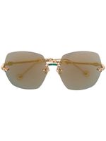 Elie Saab oversized sunglasses - Or - thumbnail