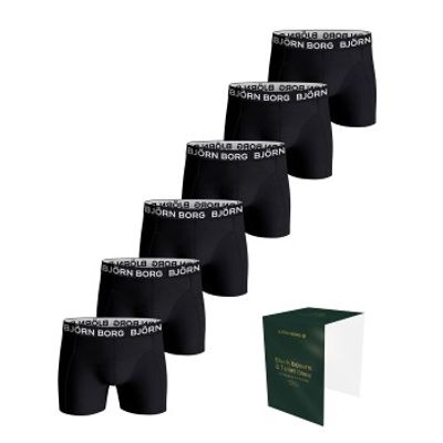 BjÃ¶rn Borg 6 stuks Cotton Stretch Boxer And Toilet Case * Actie *