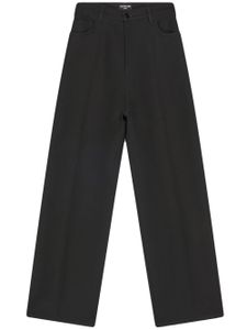 Balenciaga pantalon de costume à coupe droite - Noir