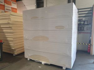 B-keus PIR 2-zijdig aluminium 2400x1200x80mm Rd:3,64 (2,88m²)