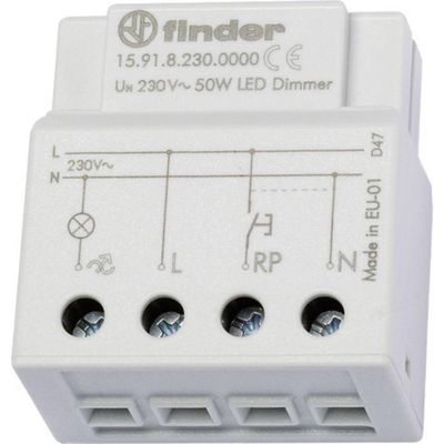 Finder 15.91.8.230.0000 Dimmer Op- en inbouw 230 V/AC 100 W Piece 1 stuk(s) Finder 15.91.8.230.0000 Dimmer Op- en inbouw 230 V/AC 100 W Piece 1 stuk(s)