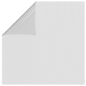 VidaXL Zwembadfolie solar drijvend 260x160 cm pe grijs